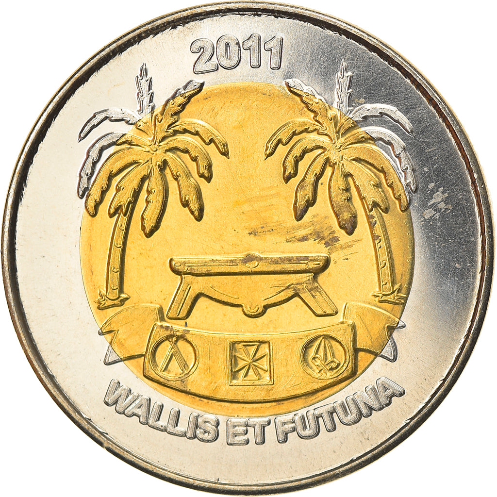 Monnaie, France, 200 Francs, 2011, Wallis & Futuna, SPL, Bi-Metallic