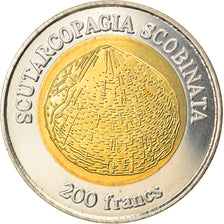 Coin, France, 200 Francs, 2011, Wallis & Futuna, MS(63), Bi-Metallic