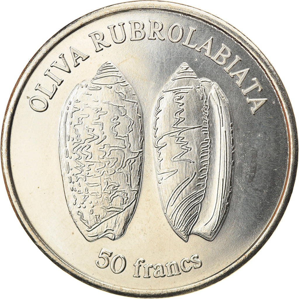 Munten, Frankrijk, 50 Francs, 2011, Wallis & Futuna, UNC-, Cupro-nickel