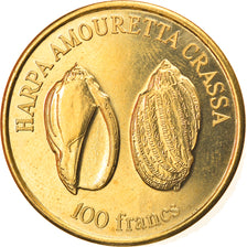 Coin, France, Harpa Amouretta, 100 Francs, 2020, Wallis & Futuna, MS(63)