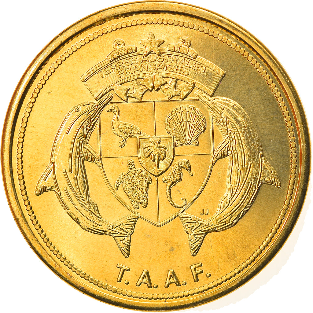 Coin, France, 100 Francs, 2013, TERRES AUSTRALES FRANÇAISES, MS(63)