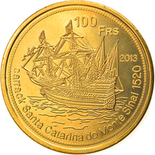 Coin, France, 100 Francs, 2013, TERRES AUSTRALES FRANÇAISES, MS(63)