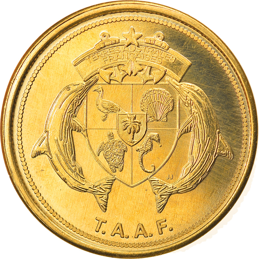 Moneta, Francia, 100 Francs, 2015, TERRES AUSTRALES FRANÇAISES, SPL
