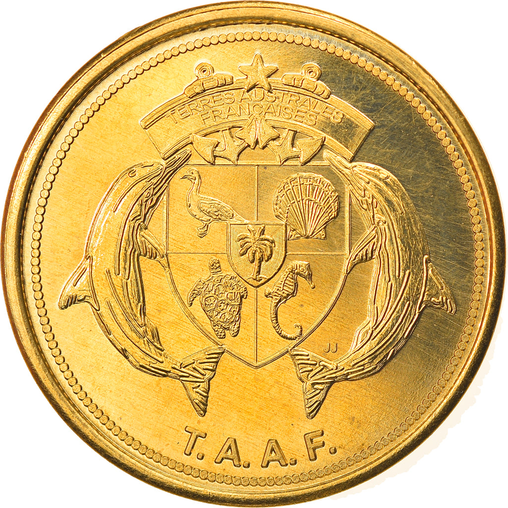 Coin, France, 100 Francs, 2015, TERRES AUSTRALES FRANÇAISES, MS(63)