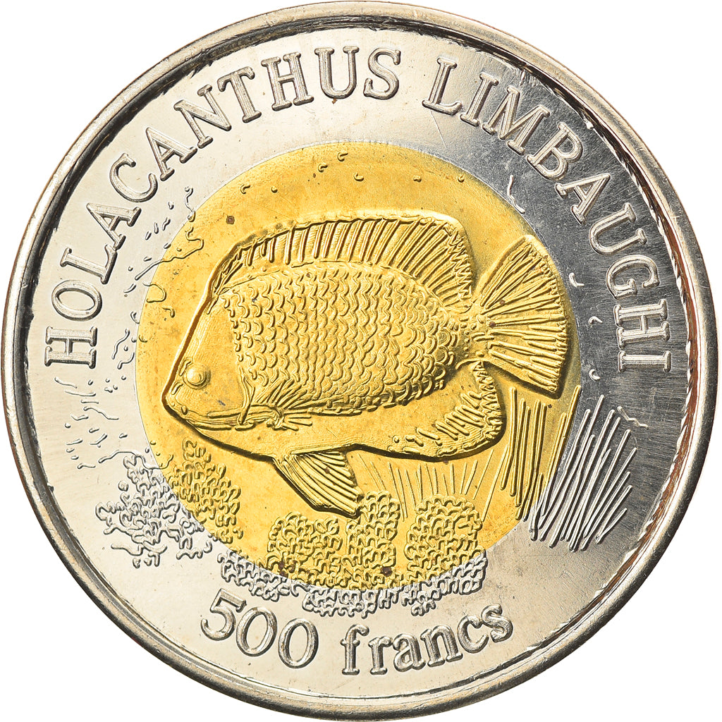 Coin, France, 500 Francs, 2011, Clipperton, MS(63), Bi-Metallic