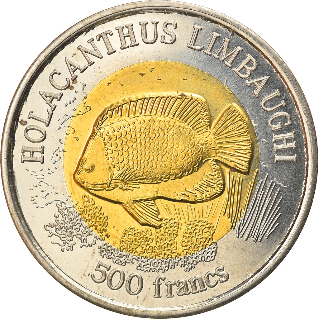 Coin, France, 500 Francs, 2011, Clipperton, MS(63), Bi-Metallic