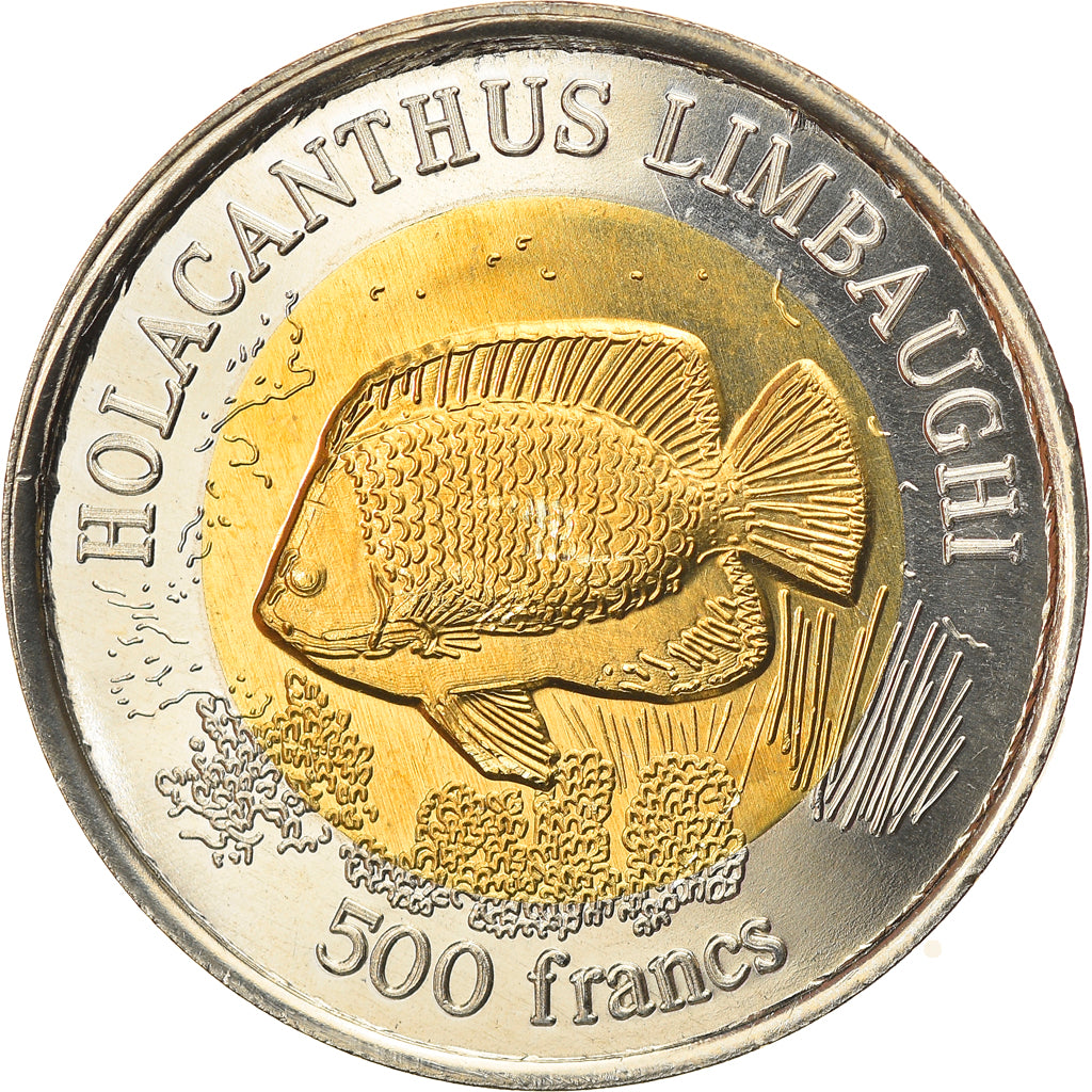 Munten, Frankrijk, 500 Francs, 2011, Clipperton, UNC-, Bi-Metallic