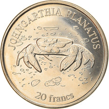 Moeda, França, 20 Francs, 2011, Clipperton, MS(63), Cuproníquel Alumínio