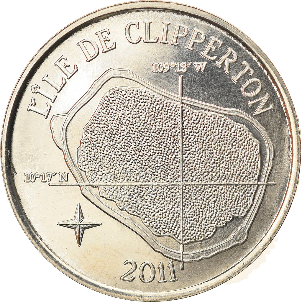 Monnaie, France, 50 Francs, 2011, Clipperton, SPL, Cupro-nickel Aluminium