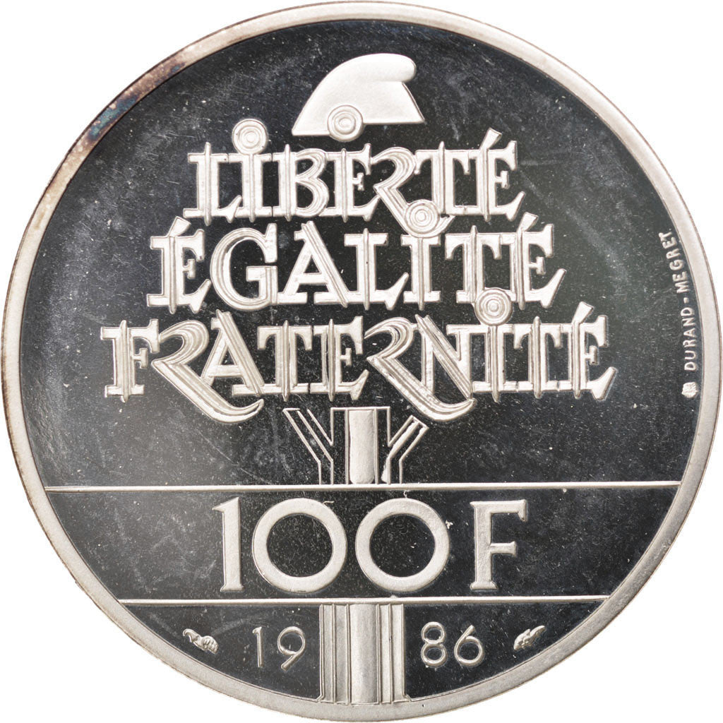 Coin, France, 100 Francs, 1986, MS(63), Silver, KM:960a, Gadoury:901