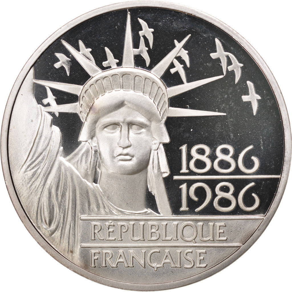 Coin, France, 100 Francs, 1986, MS(63), Silver, KM:960a, Gadoury:901