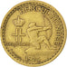 Monaco, 50 Centimes, 1924, Poissy, KM #110, EF(40-45), Cupro-Aluminium, Gadoury.