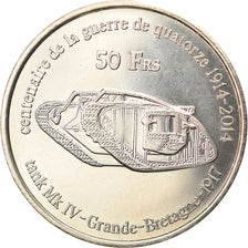 Coin, France, 50 Francs, 2014, Kerguelen, MS(63), Cupro-nickel Aluminium