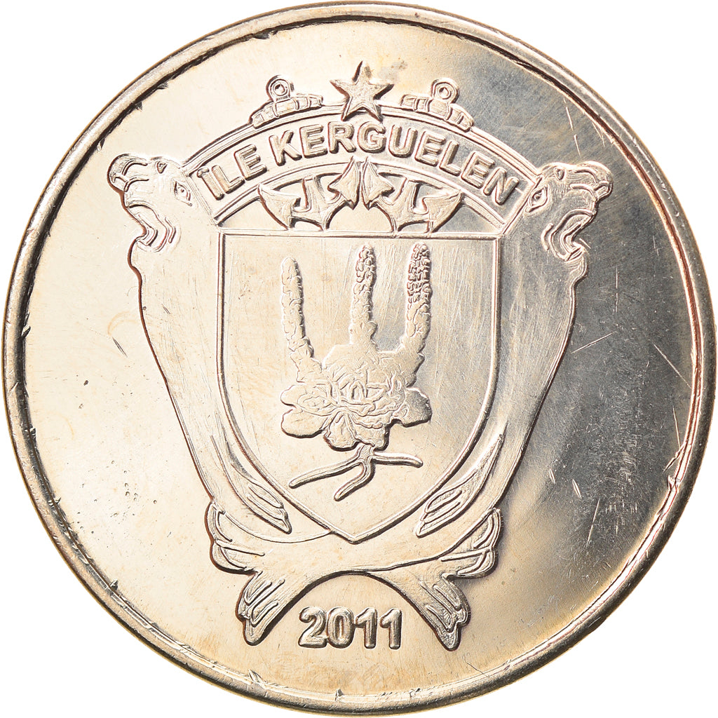 Coin, France, 20 Francs, 2011, Kerguelen, MS(63), Cupro-nickel Aluminium