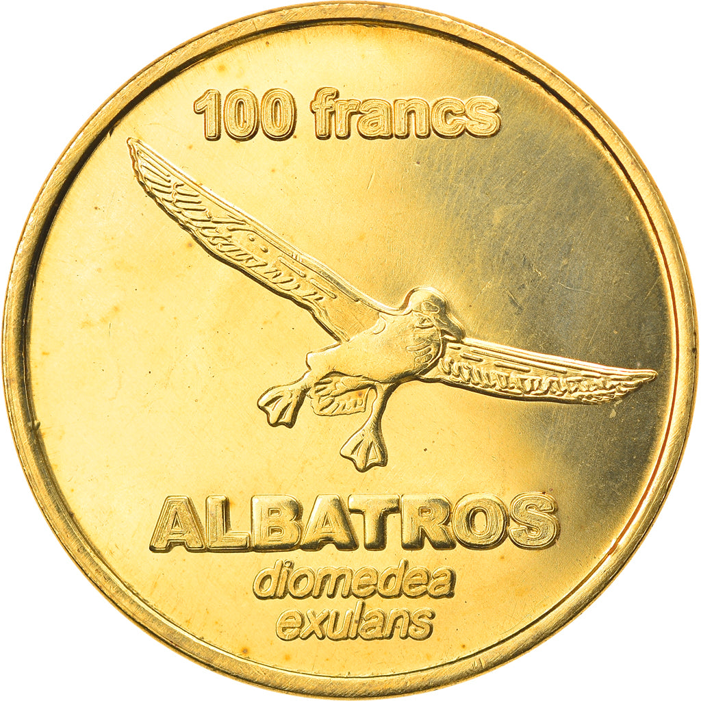 Coin, France, 100 Francs, 2011, Kerguelen, MS(63), Bronze-Aluminium
