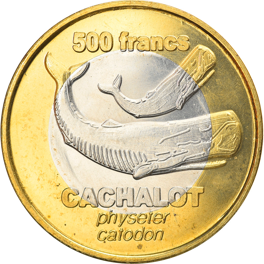 Coin, France, 500 Francs, 2011, Kerguelen, MS(63), Bi-Metallic