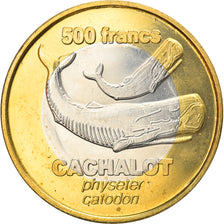 Coin, France, 500 Francs, 2011, Kerguelen, MS(63), Bi-Metallic