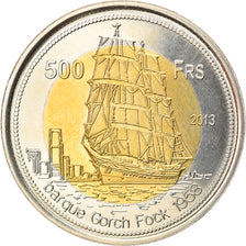 Coin, France, 500 Francs, 2013, Tromelin, MS(63), Bi-Metallic
