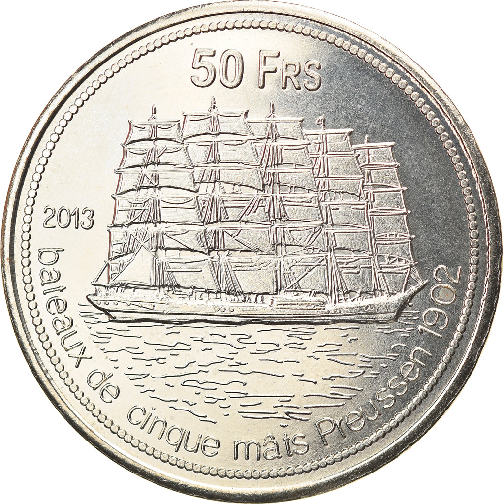 Monnaie, France, 50 Francs, 2013, Tromelin, SPL, Cupro-nickel Aluminium