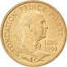 Monaco, 10 Francs, 1989, KM #162, AU(55-58), Cupro-nickel Aluminium, Gadoury...