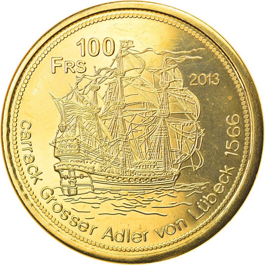 Monnaie, France, 100 Francs, 2013, Tromelin, SPL, Bronze-Aluminium
