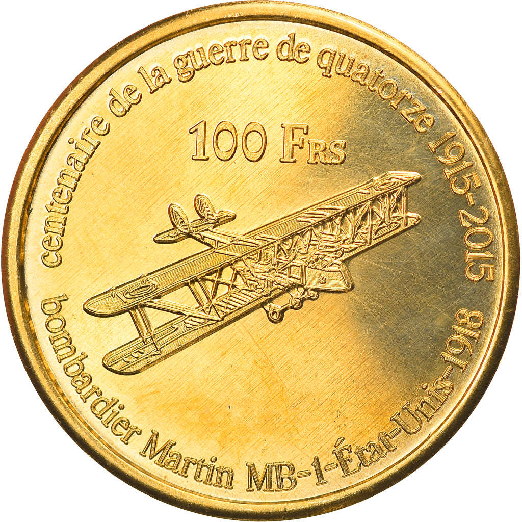 Moneda, Francia, 100 Francs, 2015, Tromelin, SC, Bronce - aluminio