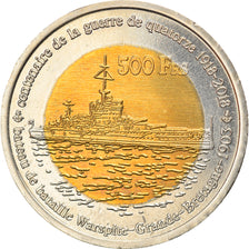 Coin, France, 500 Francs, 2018, Tromelin, MS(63), Bi-Metallic