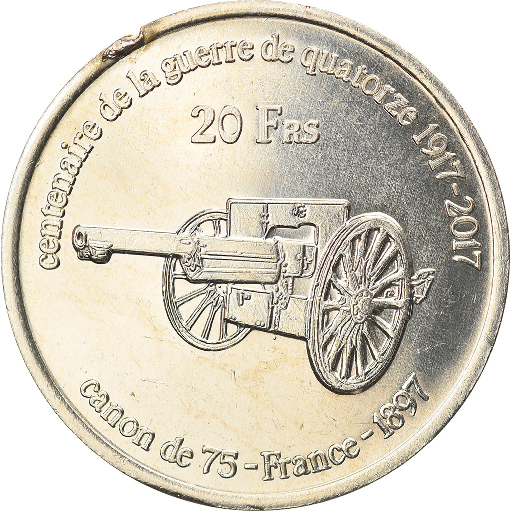 Monnaie, France, 20 Francs, 2017, Tromelin, SPL, Cupro-nickel Aluminium