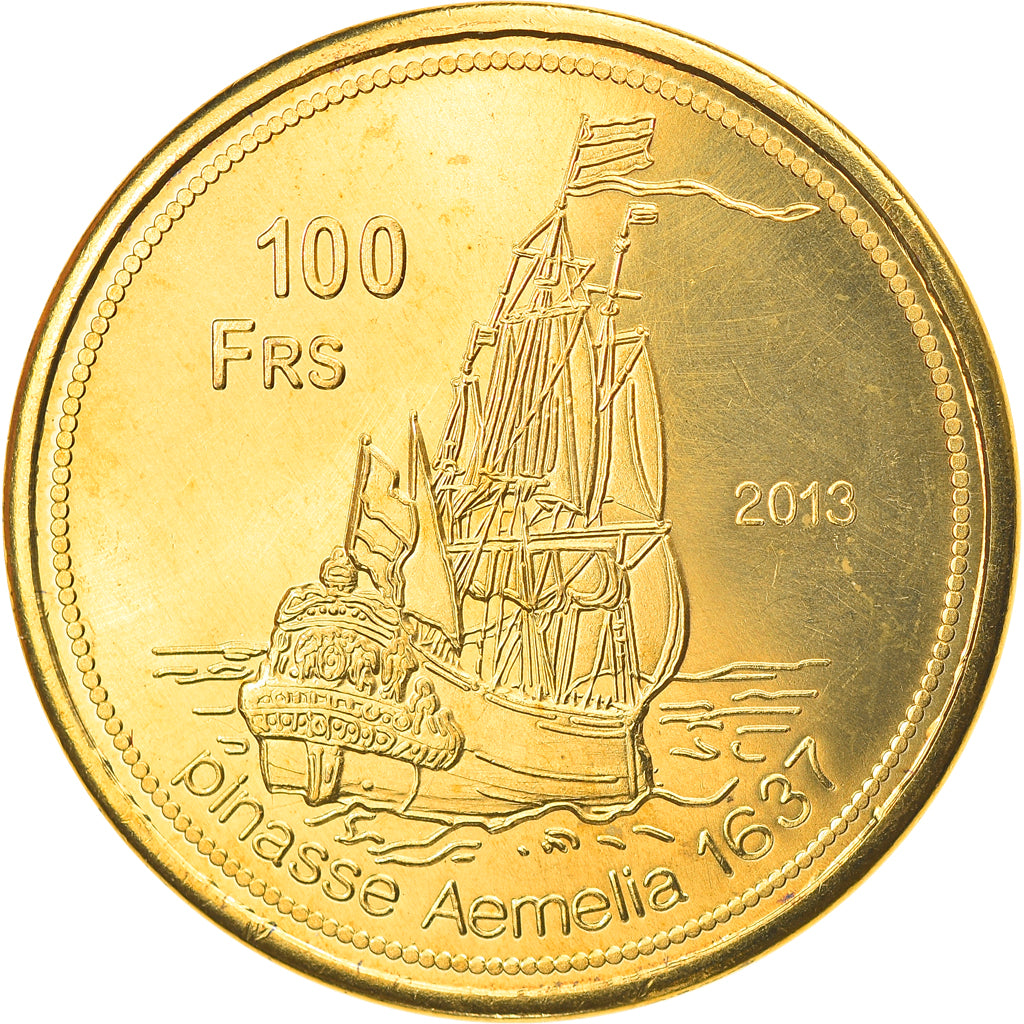 Coin, France, 100 Francs, 2013, Glorieuses, MS(63), Bronze-Aluminium