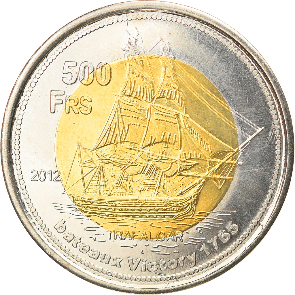 Coin, France, 500 Francs, 2012, Europa, MS(63), Bi-Metallic