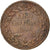 Coin, Monaco, Honore V, 5 Centimes, Cinq, 1837, Monaco, EF(40-45), Cast Brass