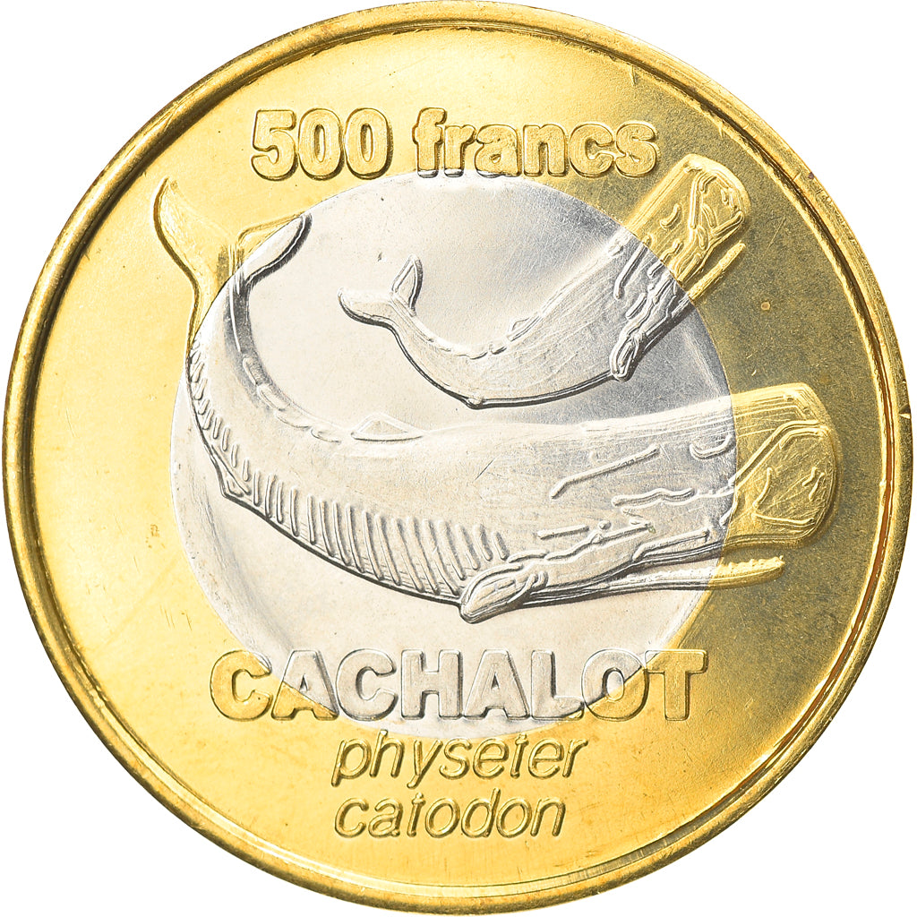 Coin, France, 500 Francs, 2011, Adelie, MS(63), Bi-Metallic
