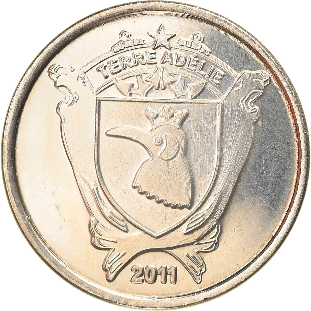 Coin, France, 10 Francs, 2011, Adelie, MS(63), Cupro-nickel Aluminium