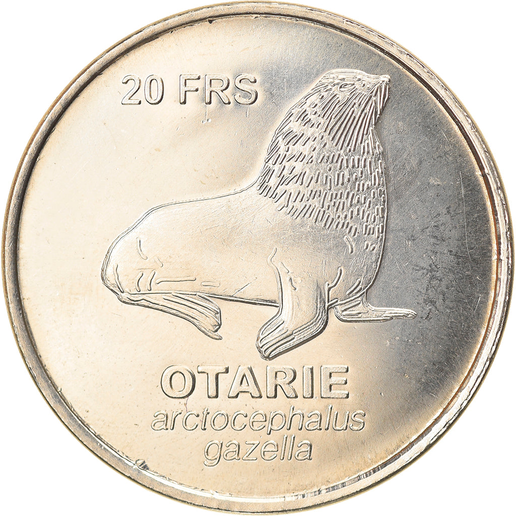 Coin, France, 20 Francs, 2011, Adelie, MS(63), Cupro-nickel Aluminium