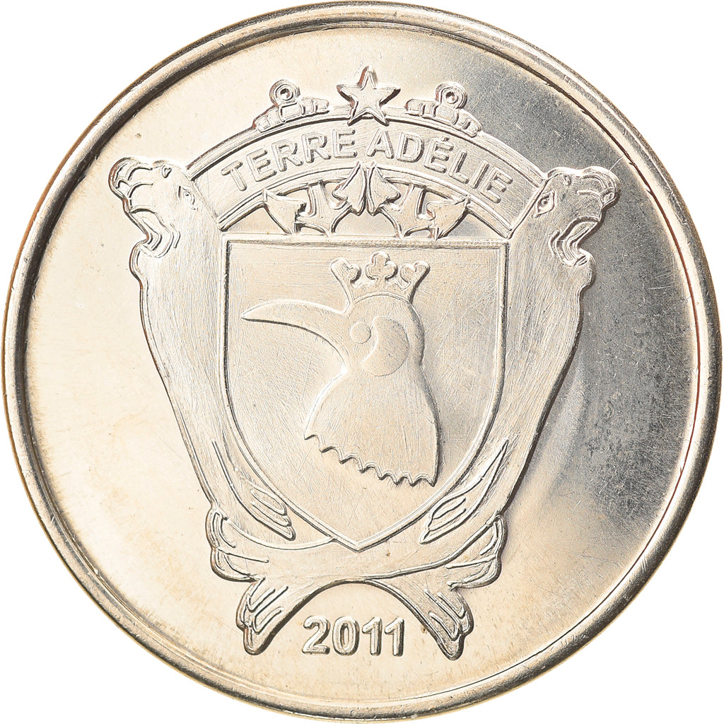 Coin, France, 20 Francs, 2011, Adelie, MS(63), Cupro-nickel Aluminium