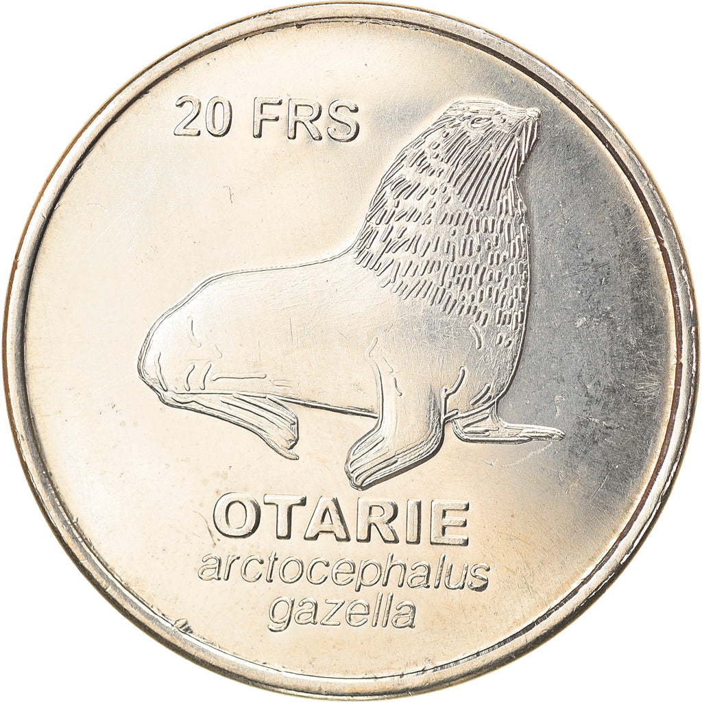 Coin, France, 20 Francs, 2011, Adelie, MS(63), Cupro-nickel Aluminium