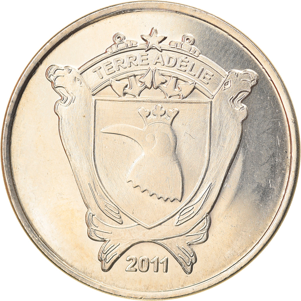 Coin, France, 20 Francs, 2011, Adelie, MS(63), Cupro-nickel Aluminium