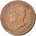 Moneta, Monaco, Honore V, 5 Centimes, Cinq, 1837, Monaco, AU(50-53), Mosiądz