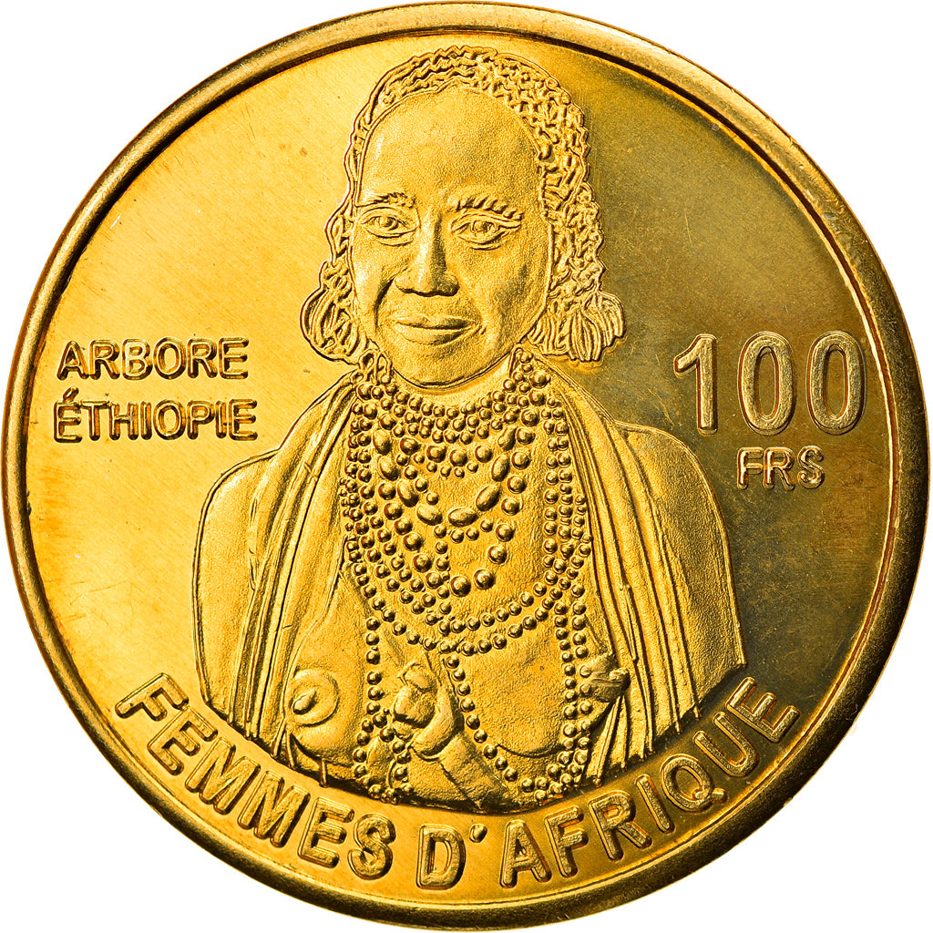 Coin, France, 100 Francs, 2012, Bassas da India, MS(63), Bronze-Aluminium