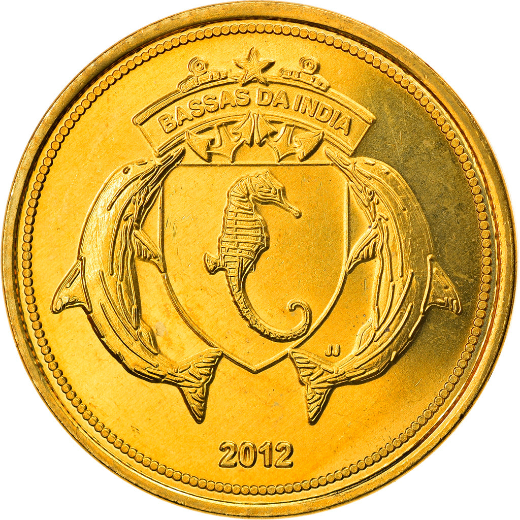 Coin, France, 100 Francs, 2012, Bassas da India, MS(63), Bronze-Aluminium