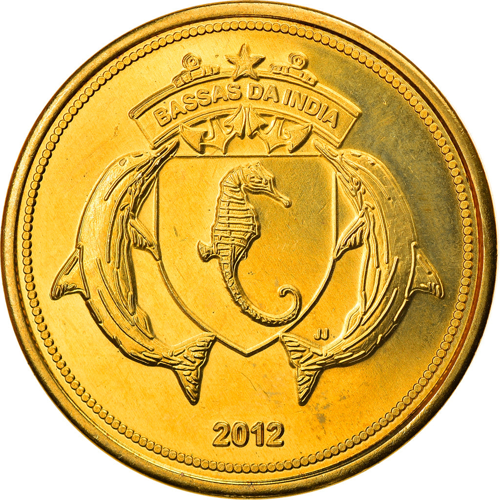 Coin, France, 100 Francs, 2012, Bassas da India, MS(63), Bronze-Aluminium