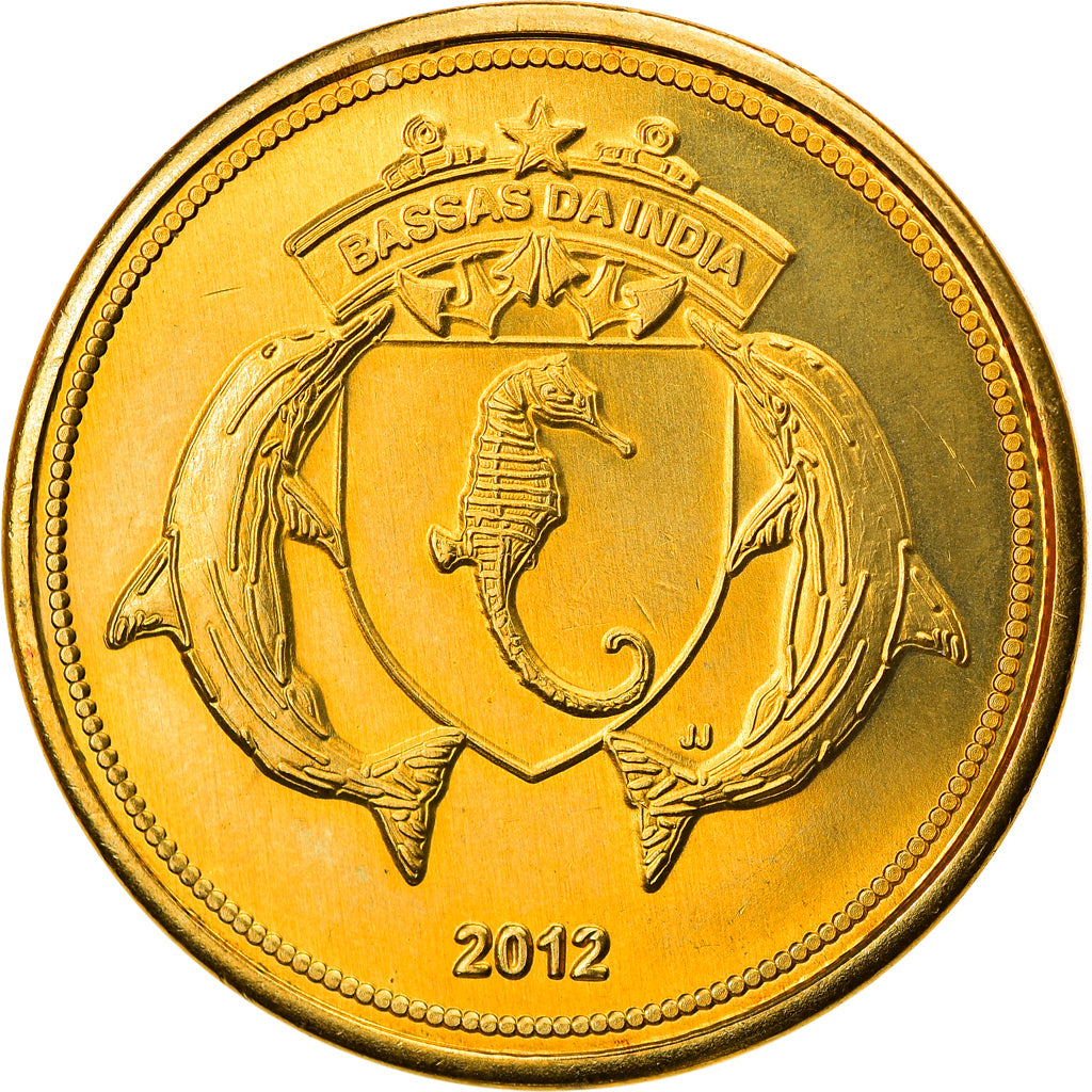 Coin, France, 100 Francs, 2012, Bassas da India, MS(63), Bronze-Aluminium