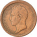 Moneta, Monaco, Honore V, Decime, 1838, Monaco, VF(30-35), Miedź, KM:97.1
