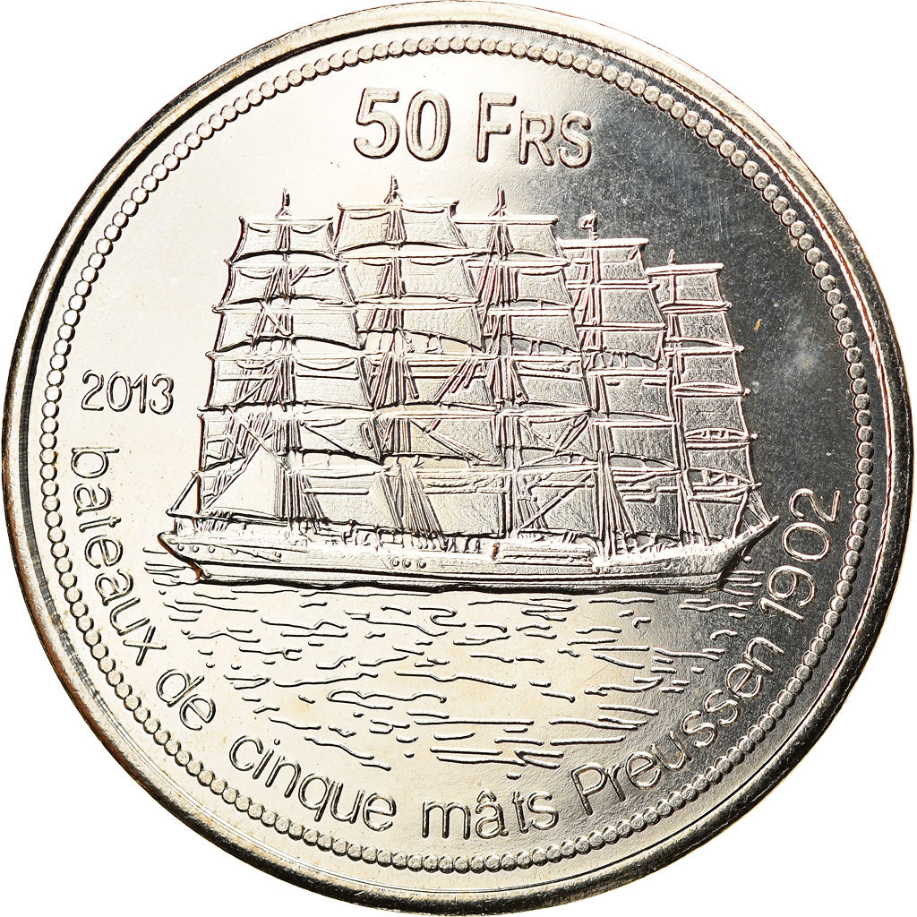 Monnaie, France, 50 Francs, 2013, Tromelin, SPL, Cupro-nickel Aluminium