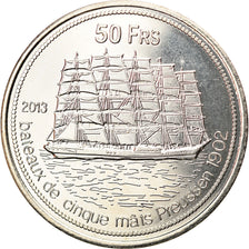 Münze, Frankreich, 50 Francs, 2013, Tromelin, UNZ, Cupro-nickel Aluminium
