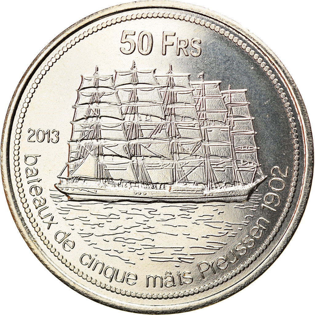 Monnaie, France, 50 Francs, 2013, Tromelin, SPL, Cupro-nickel Aluminium