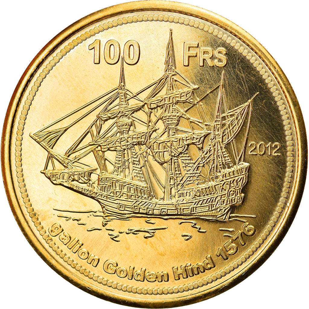 Moeda, França, 100 Francs, 2012, Europa, MS(63), Bronze-Alumínio