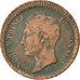 MONACO, Decime, 1838, Monaco, KM #97.1, VF(20-25), Copper, Gadoury #105, 17.46