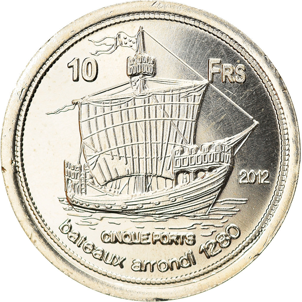 Münze, Frankreich, 10 Francs, 2012, Europa, UNZ, Cupro-nickel Aluminium