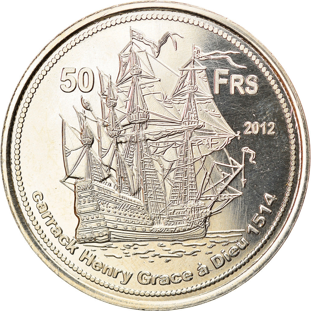 Coin, France, 50 Francs, 2012, Europa, MS(63), Cupro-nickel Aluminium